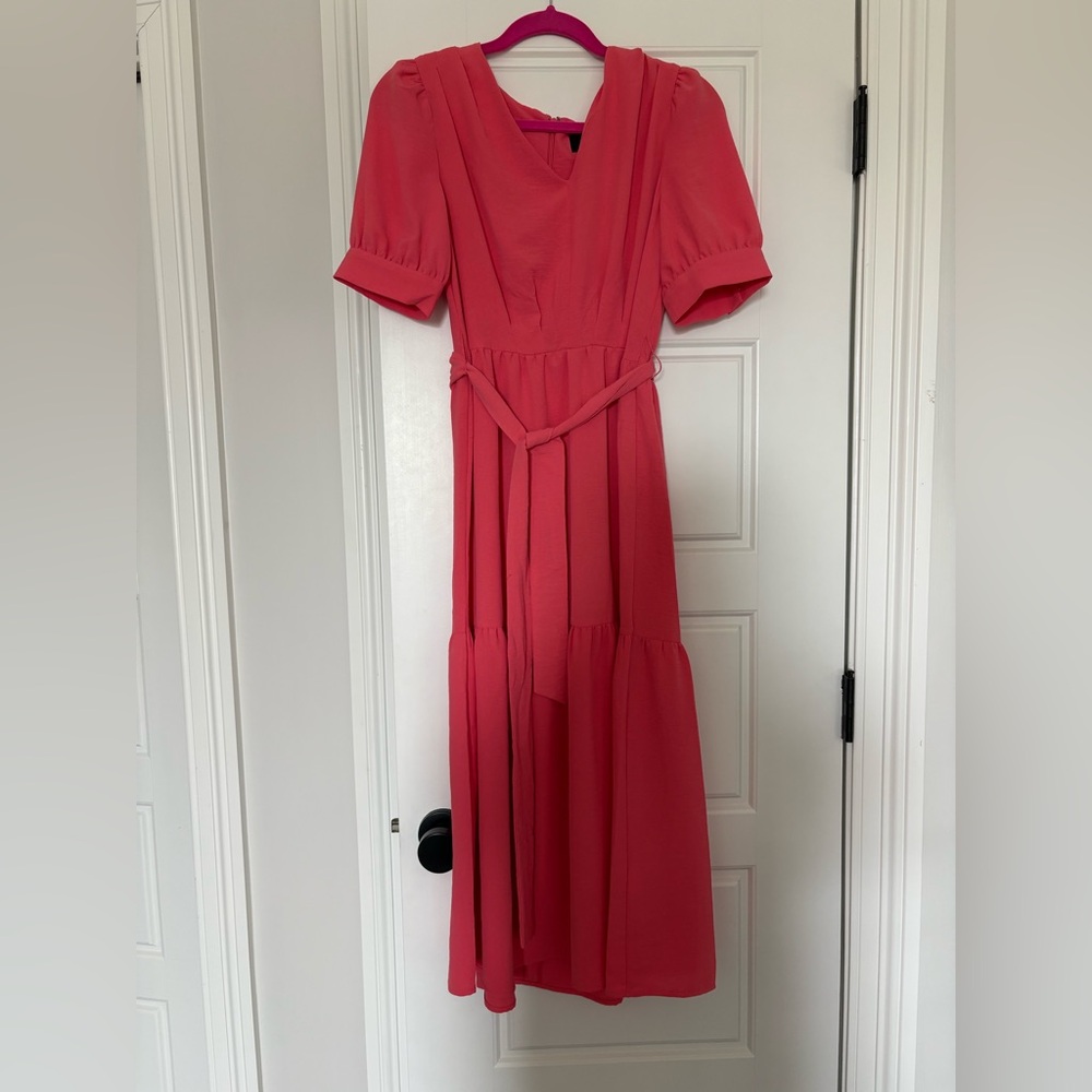 DKNY coral dress